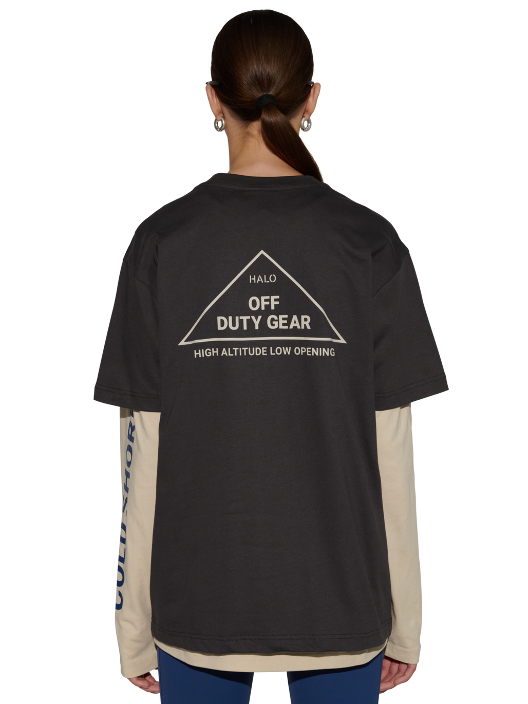 HALO ALTITUDE T-SHIRT, RAVEN, model