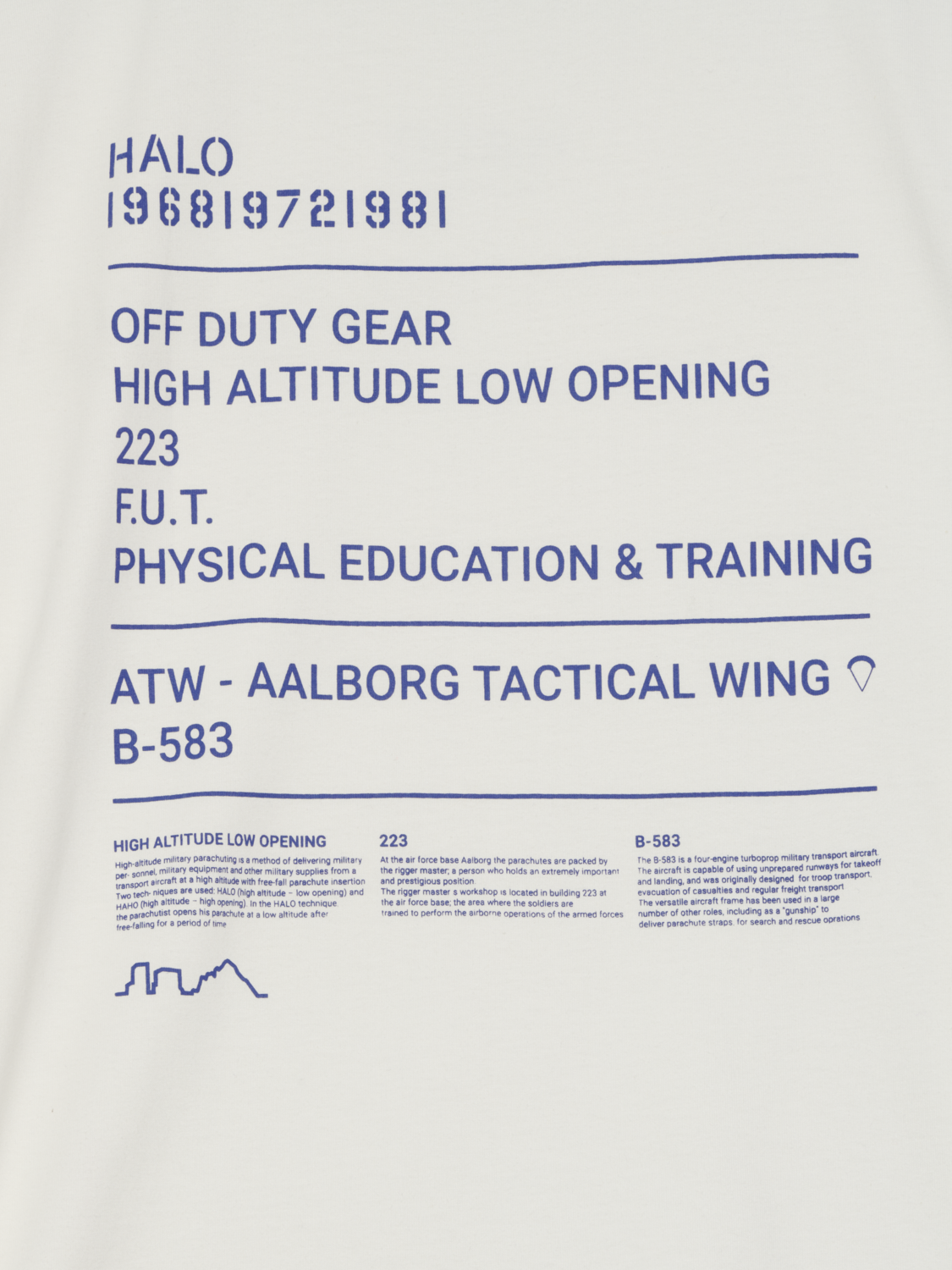 HALO GRAPHIC T-SHIRT, MARSHMALLOW, packshot