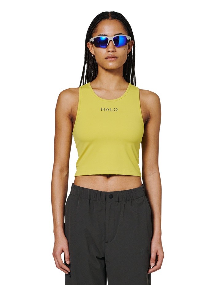 HALO WOMEN TRAINING TOP, WARM OLIVE, model