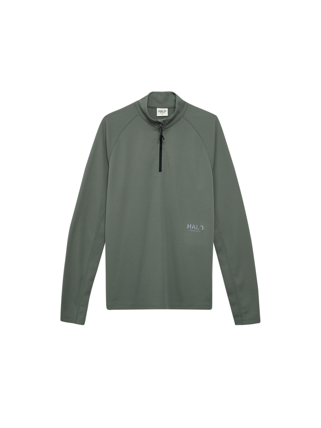 HALO SORONA HALF ZIP, AGAVE GREEN, packshot