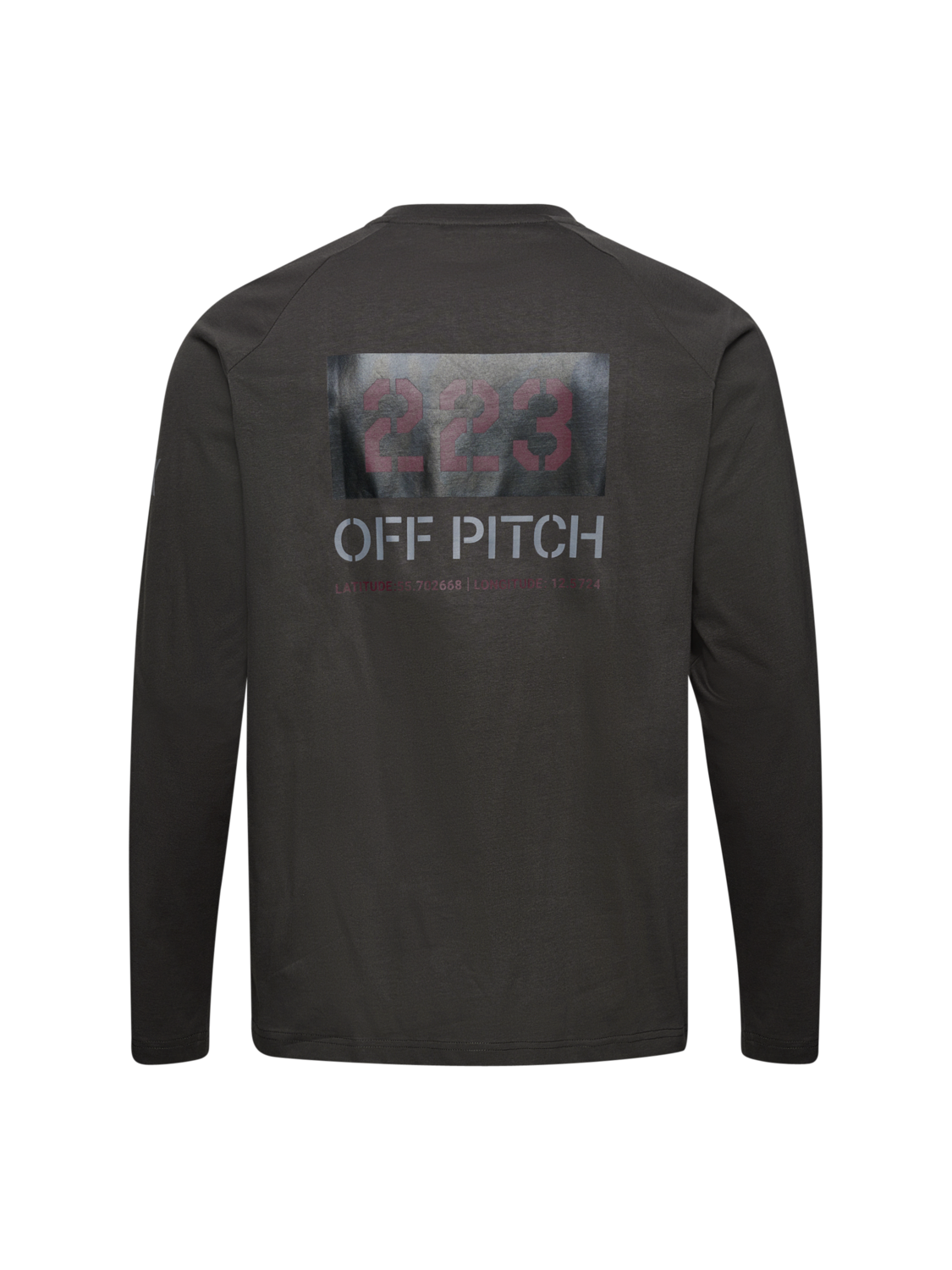 HALO DBU LS GRAPHIC T-SHIRT, RAVEN, packshot