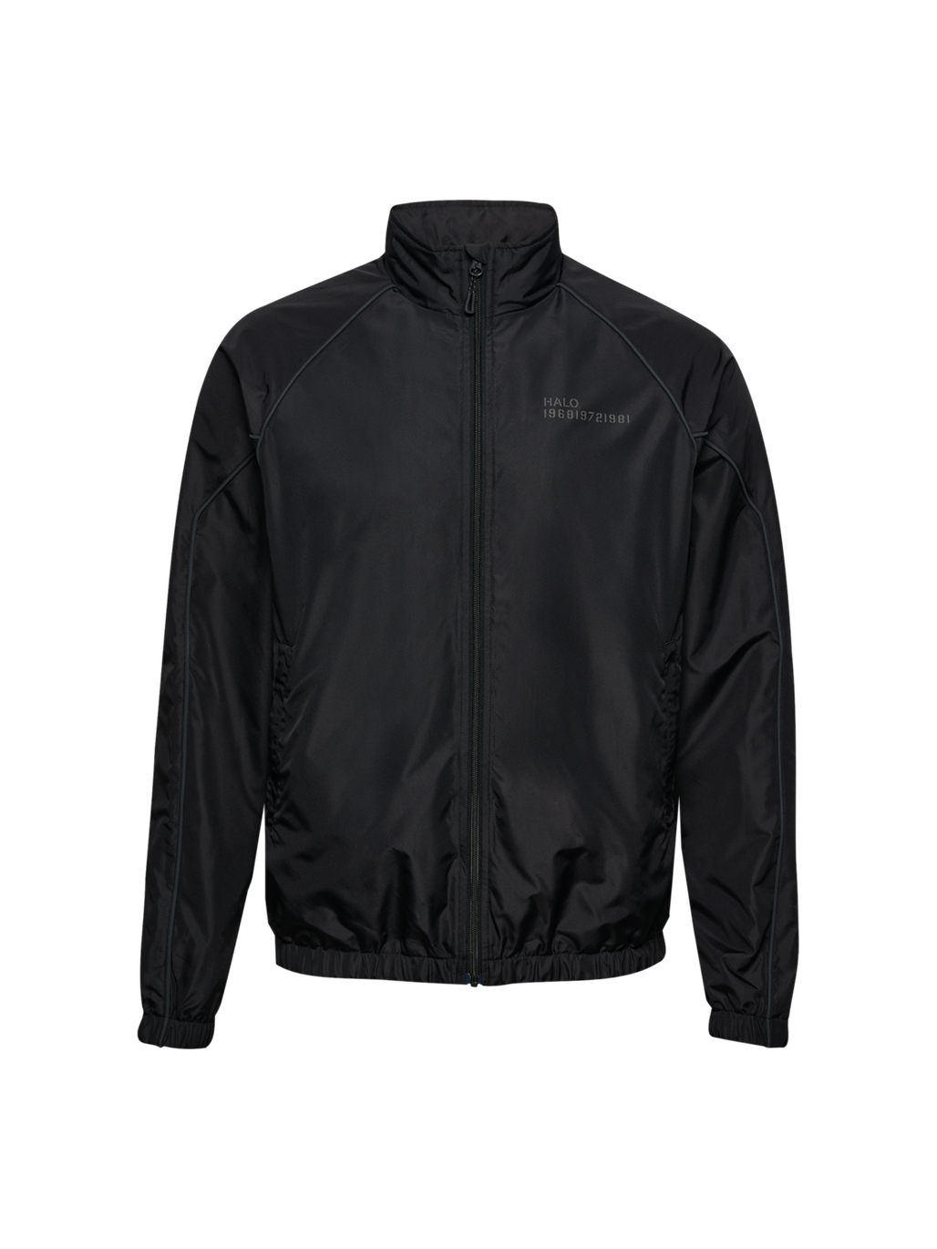 HALO TRACKSUIT  JACKET, BLACK, packshot