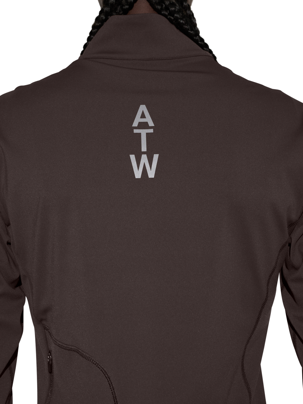 HALO WOMENS TRAINING ZIP SHIRT, BRACKEN, model