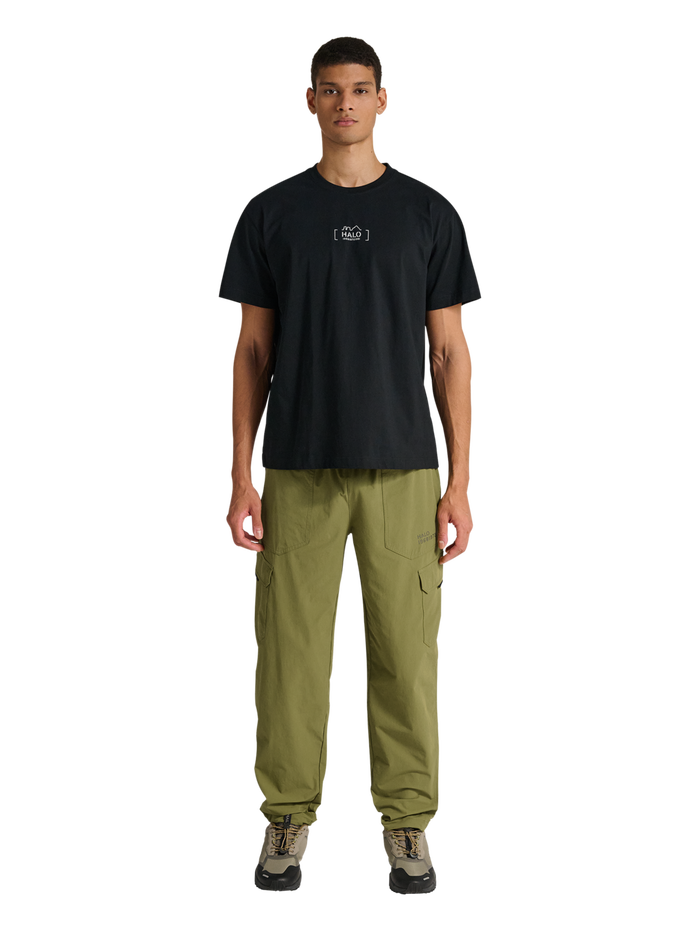 HALO TRAIL PANTS, OLIVE DRAB, model