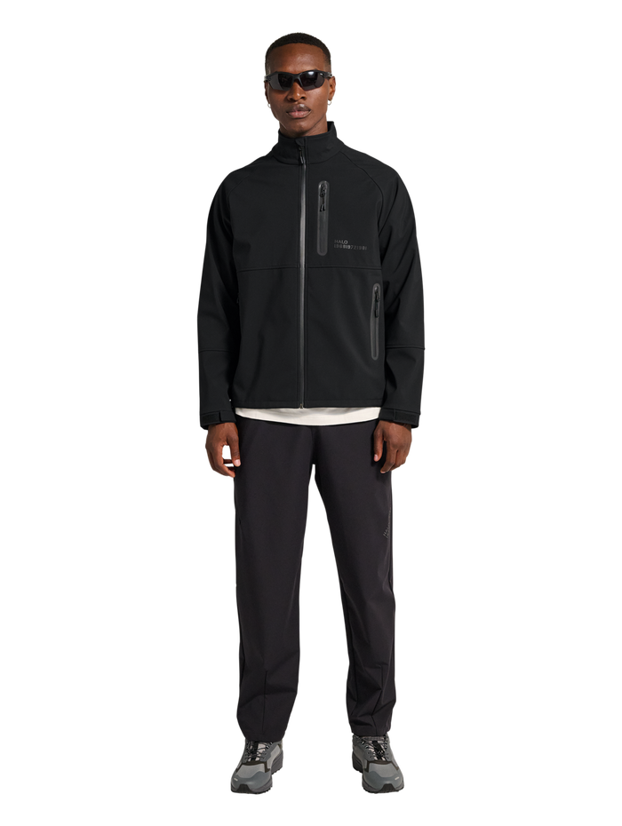 HALO ELITE SOFTSHELL JACKET, BLACK, model