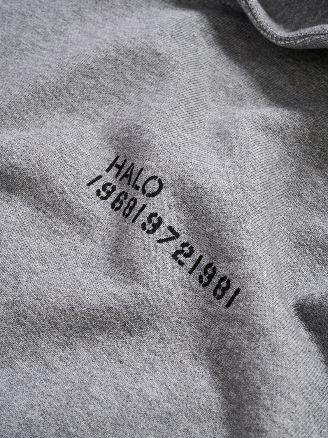 HALO ESSENTIAL HOODIE, GREY MELANGE, packshot