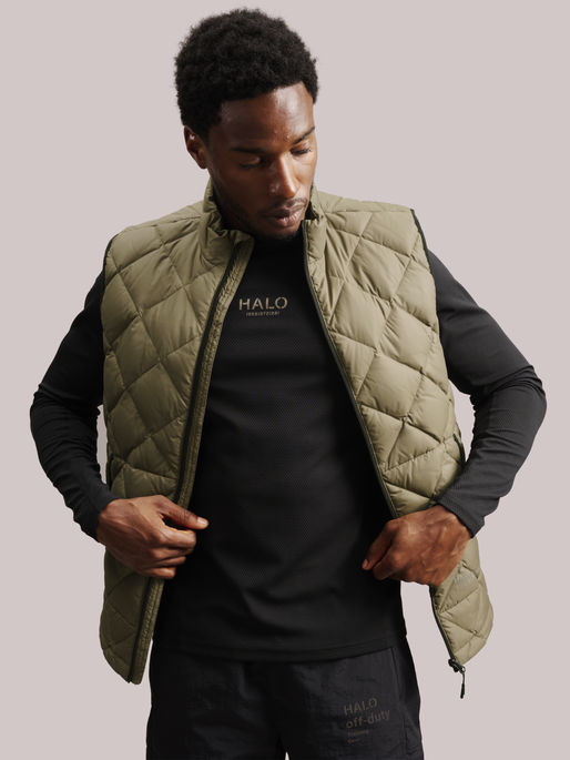 HALO LIGHT THERMOLITE VEST, MOREL, model