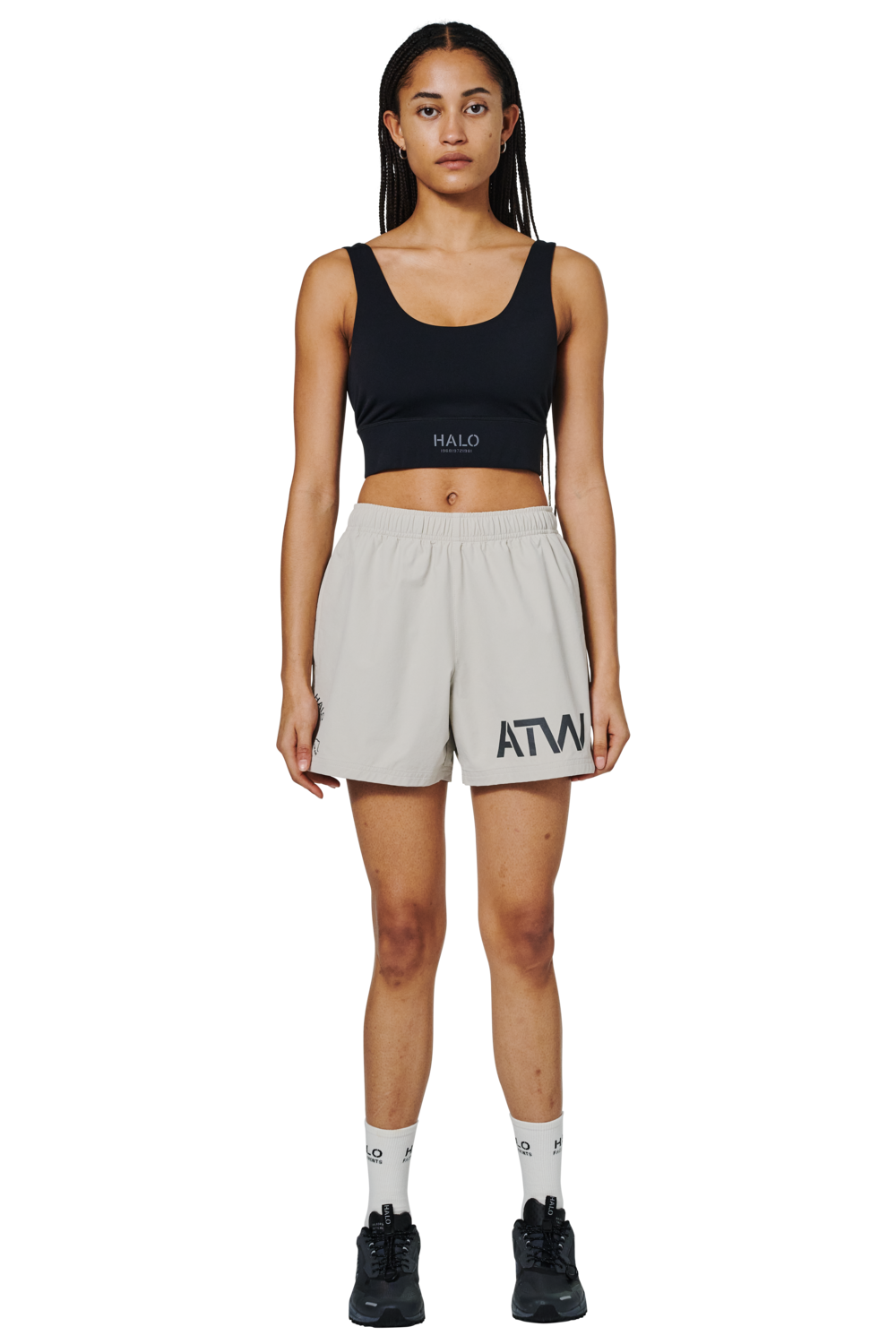 HALO SHORTS, SILVER LINING/BLACK REFLECTIVE, packshot