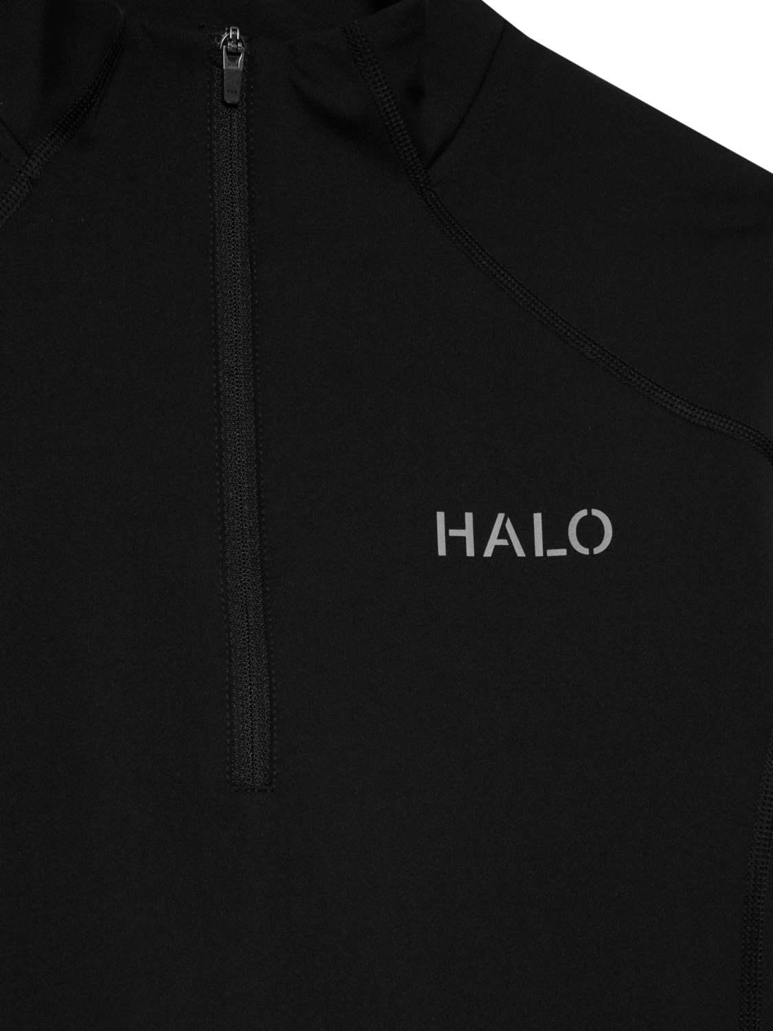 HALO WOMEN TRAINING HALF ZIP, BLACK, packshot