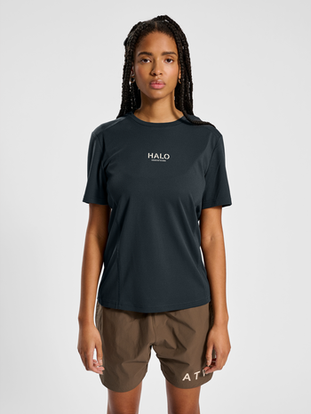 HALO SORONA TRAINING T-SHIRT, EBONY, model