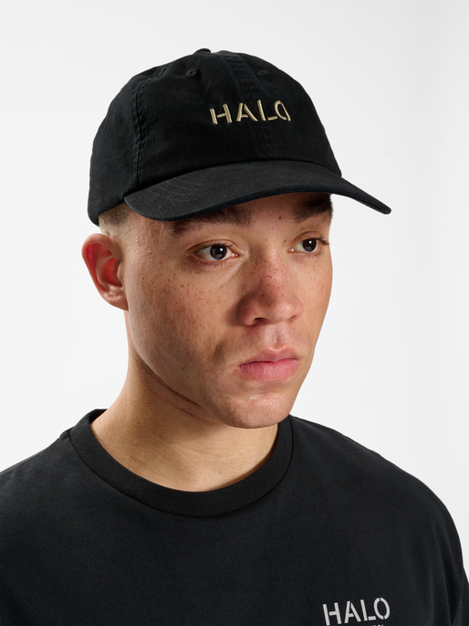 HALO COTTON CAP, BLACK, model