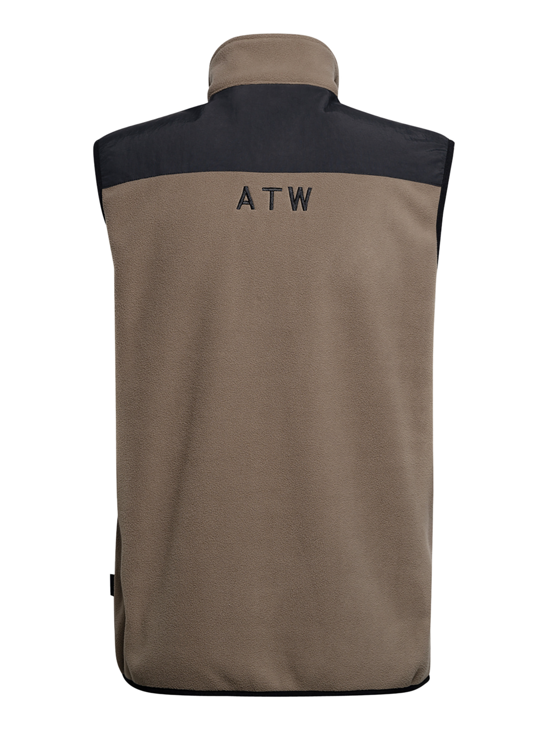 HALO BLOCKED FLEECE VEST, CHOCOLATE CHIP, packshot