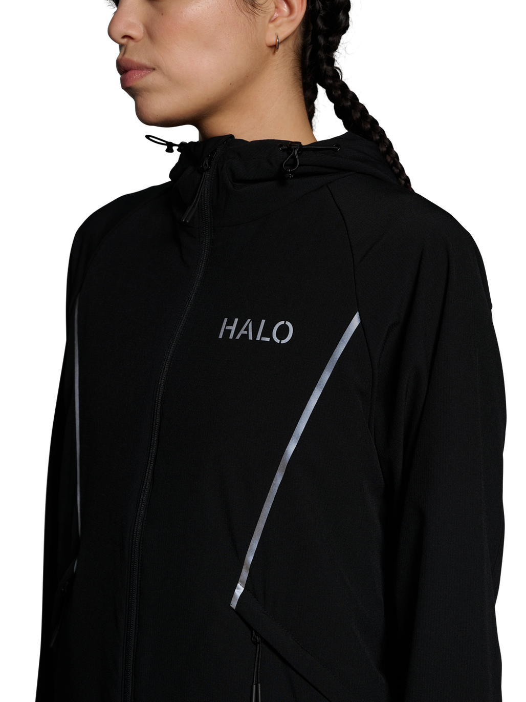 HALO INSULATED TECH JACKET, BLACK, model