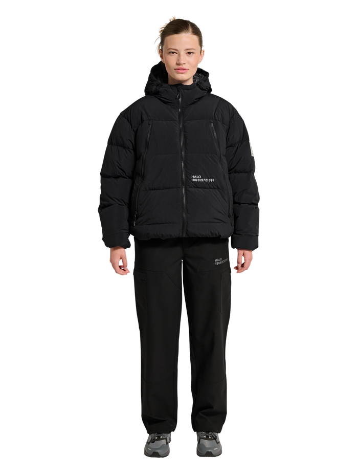 HALO MAVERICK DOWN JACKET, BLACK, model