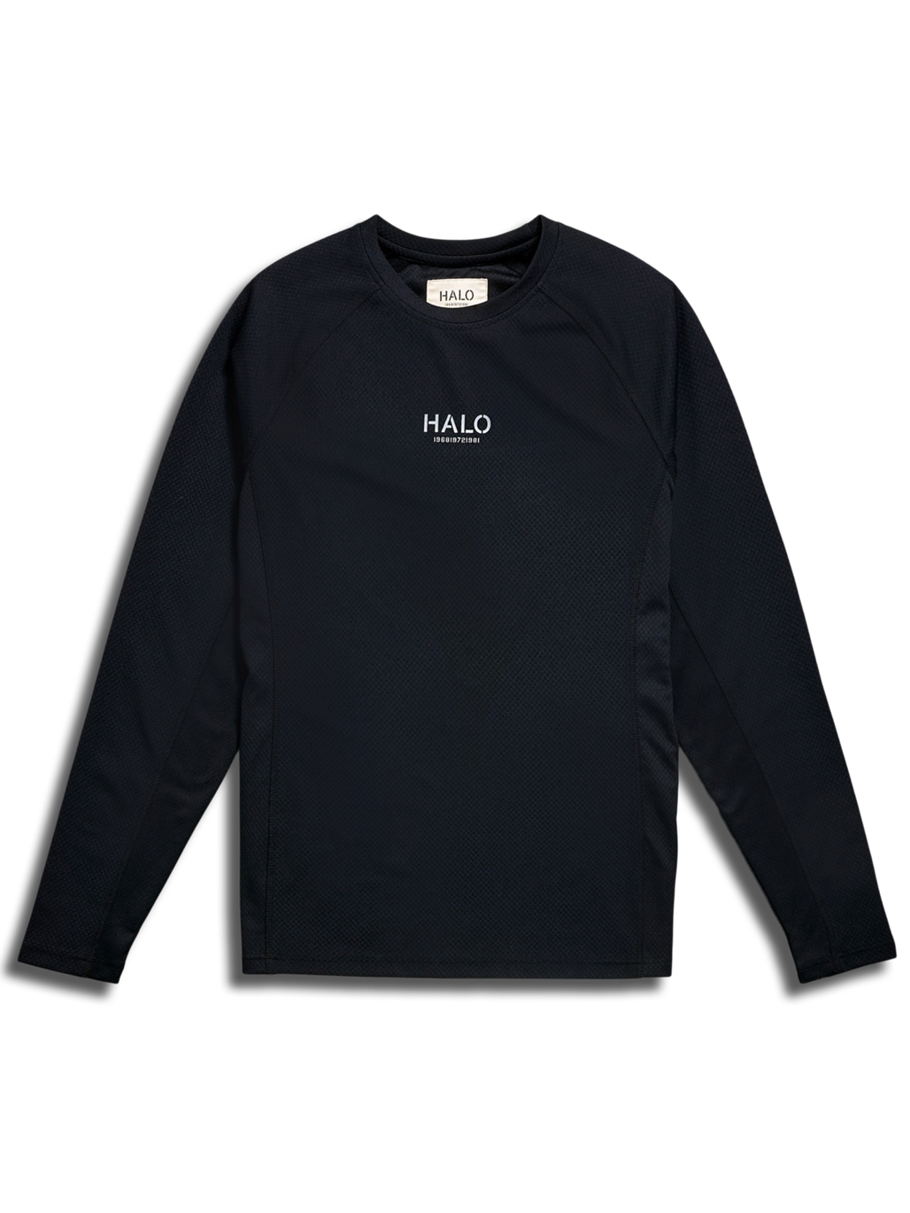 HALO TRAINING L/S TEE, BLACK, packshot