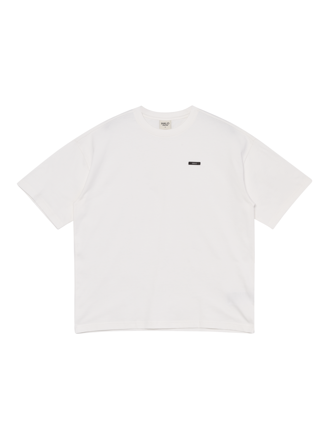 HALO BOX LOGO T-SHIRT, MARSHMALLOW, packshot