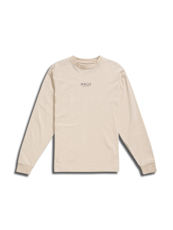 HALO HEAVY GRAPHIC T-SHIRT L/S, OYSTER GRAY, packshot