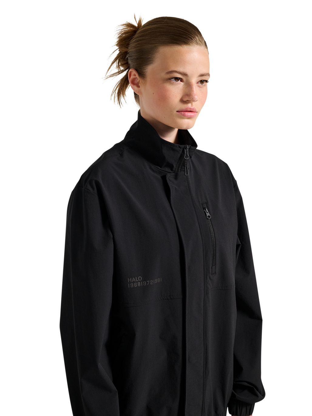 HALO TACTICAL OVERSHIRT, BLACK, model