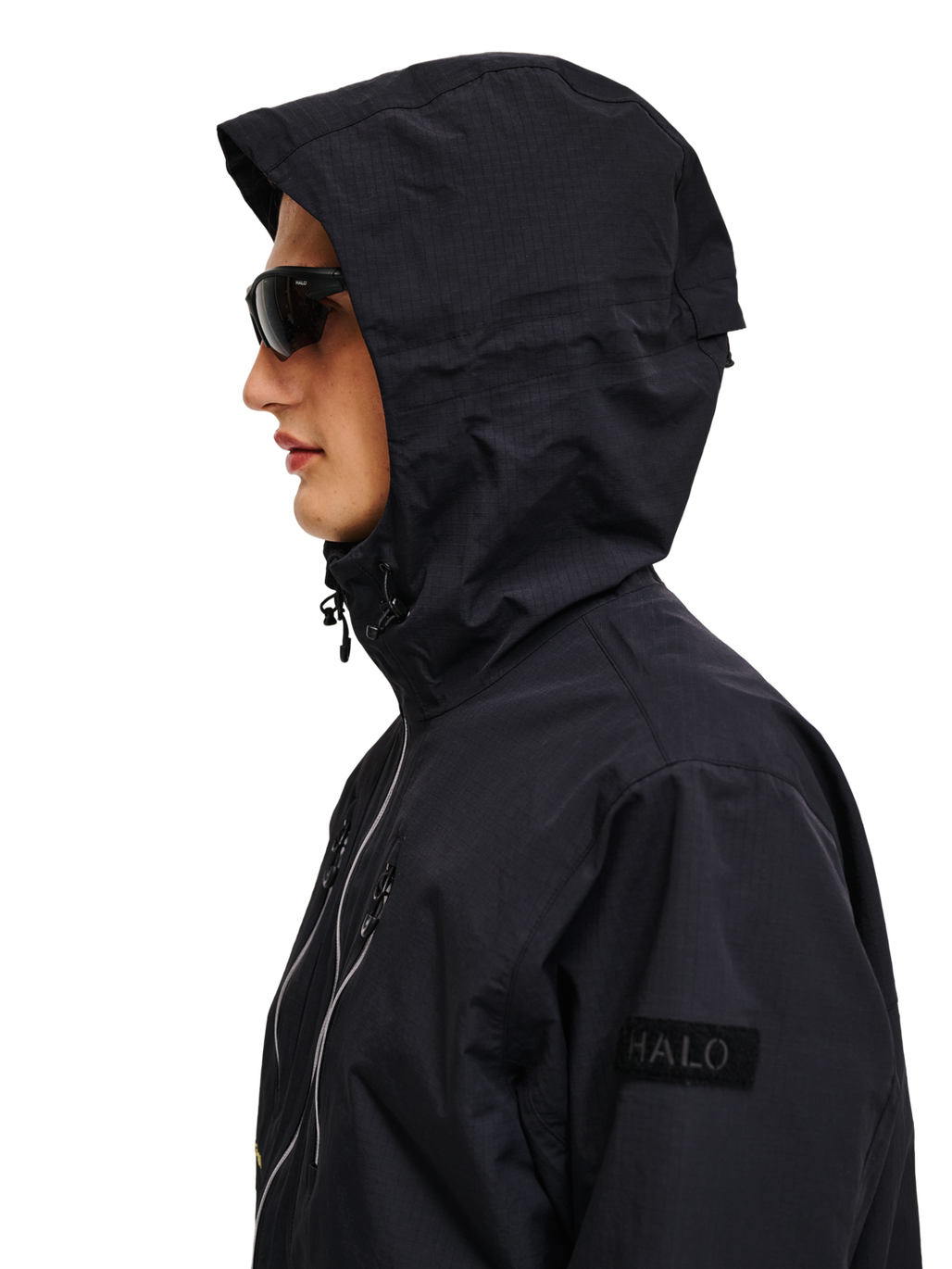 HALO ASSET JACKET, BLACK, model