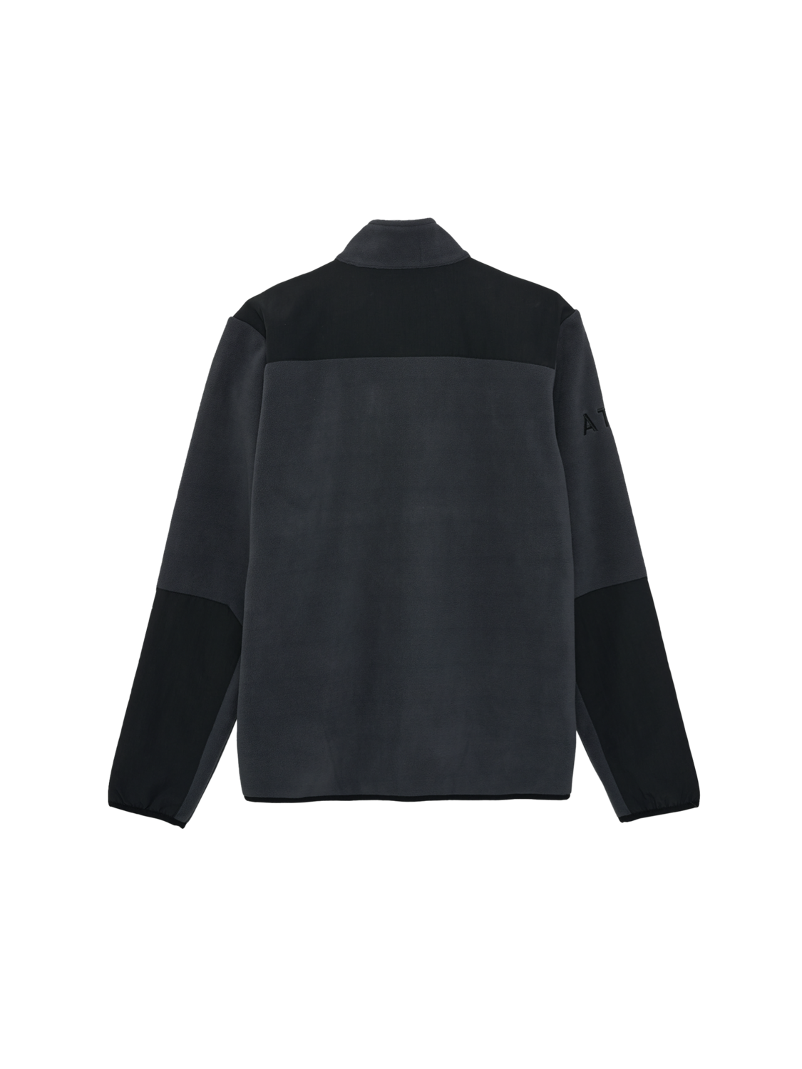 HALO BLOCKED ZIP FLEECE, EBONY, packshot
