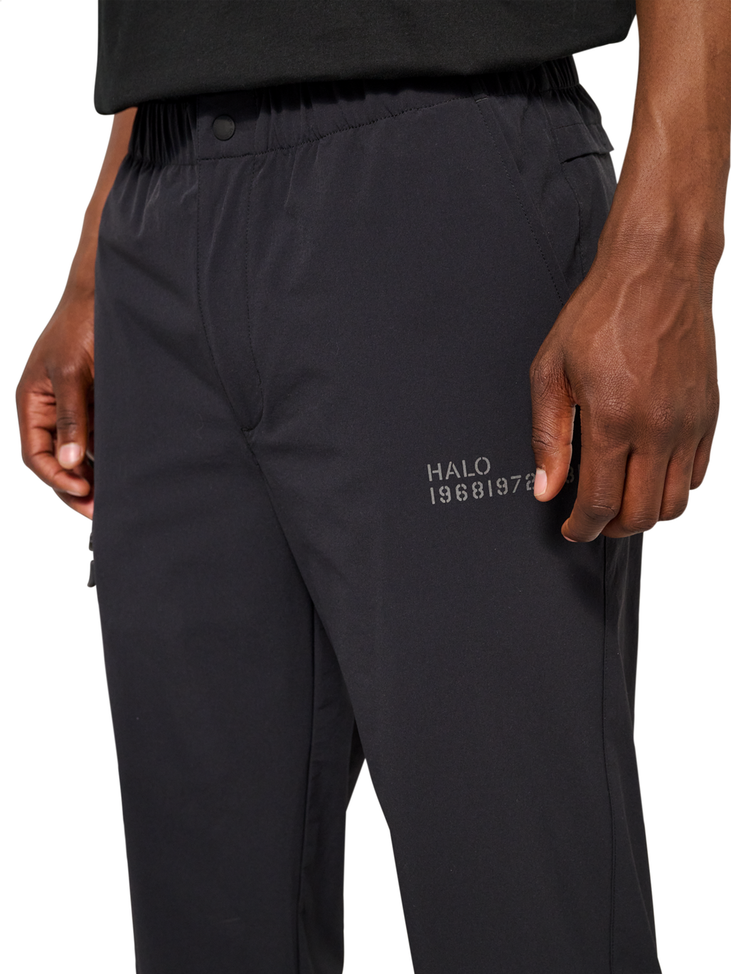 HALO TACTICAL PANTS, BLACK, model