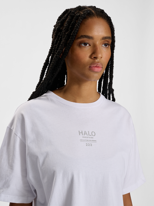HALO HEAVY GRAPHIC T-SHIRT 223 ATW, WHITE, model