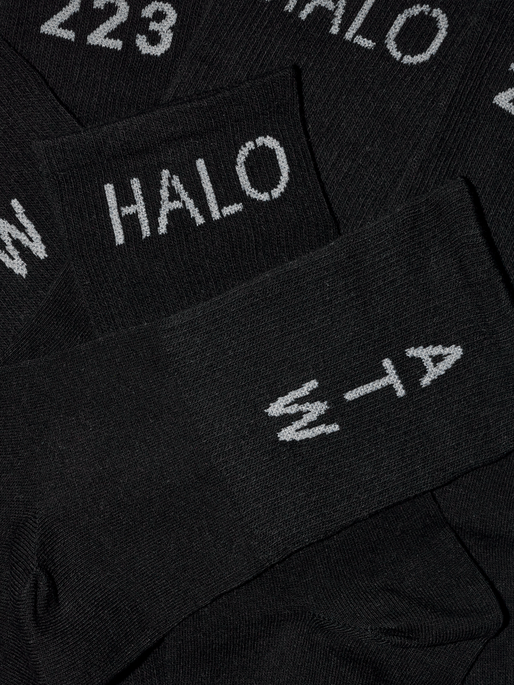 HALO 3-PACK SOCKS, BLACK, packshot