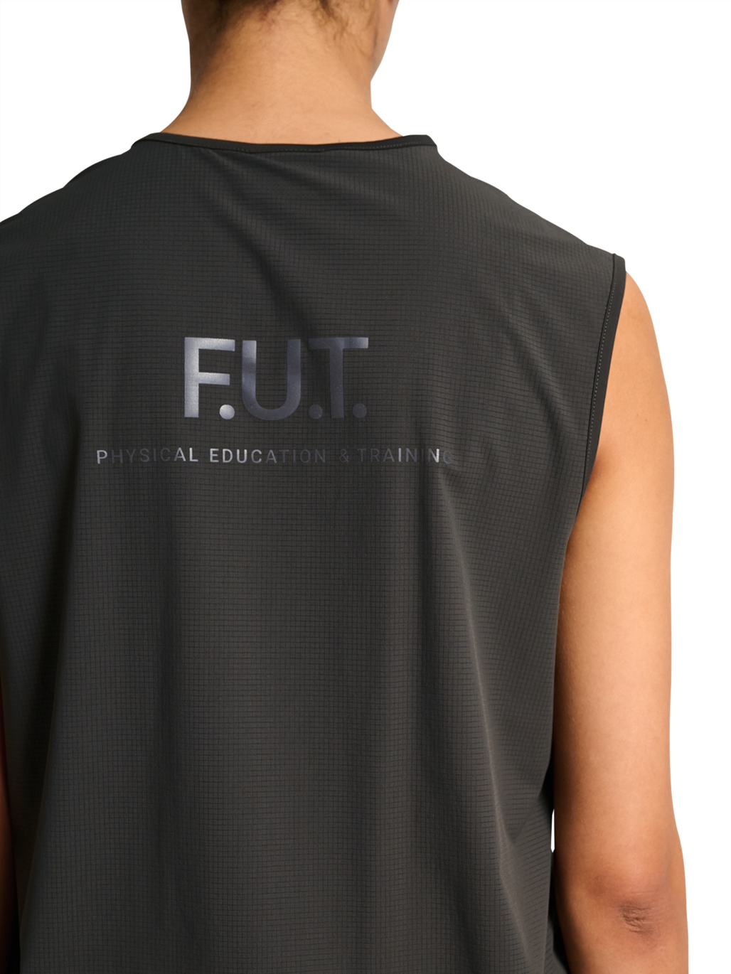 HALO DIVISION TANK TOP, RAVEN, model