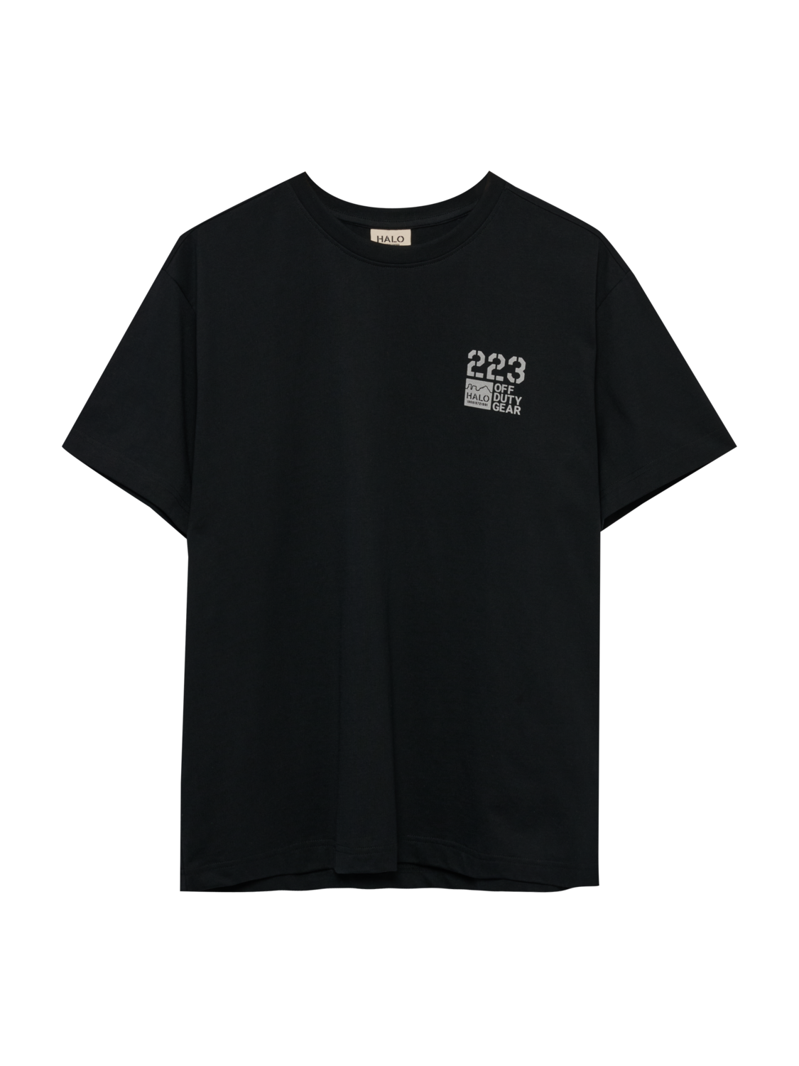 HALO GRAPHIC T-SHIRT, BLACK/GUNMETAL, packshot