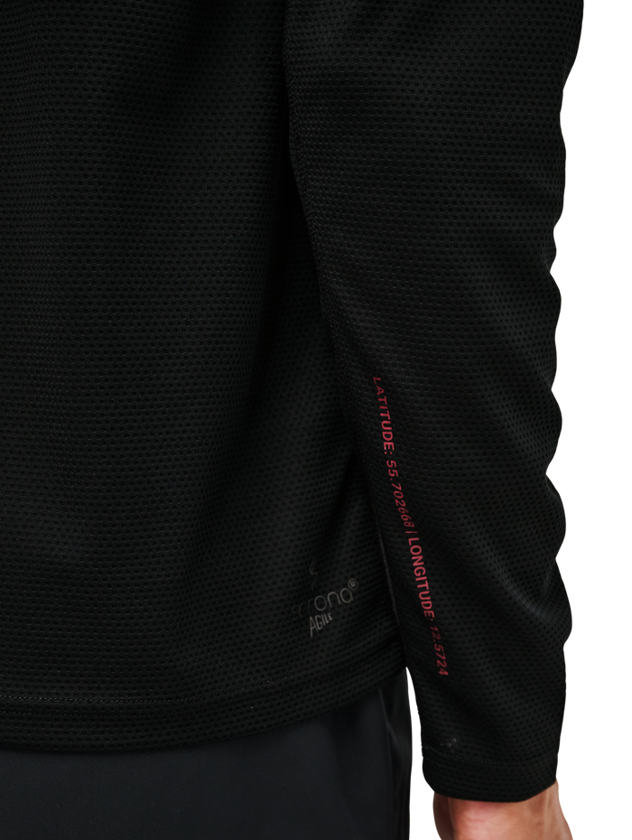 HALO DBU SORONA HALF ZIP, BLACK, model
