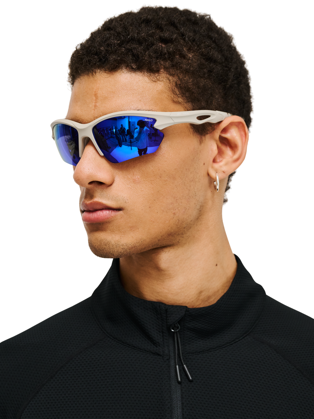 HALO X MESSY WEEKEND SUNGLASS NO 1, !BLUE HEAVEN, model