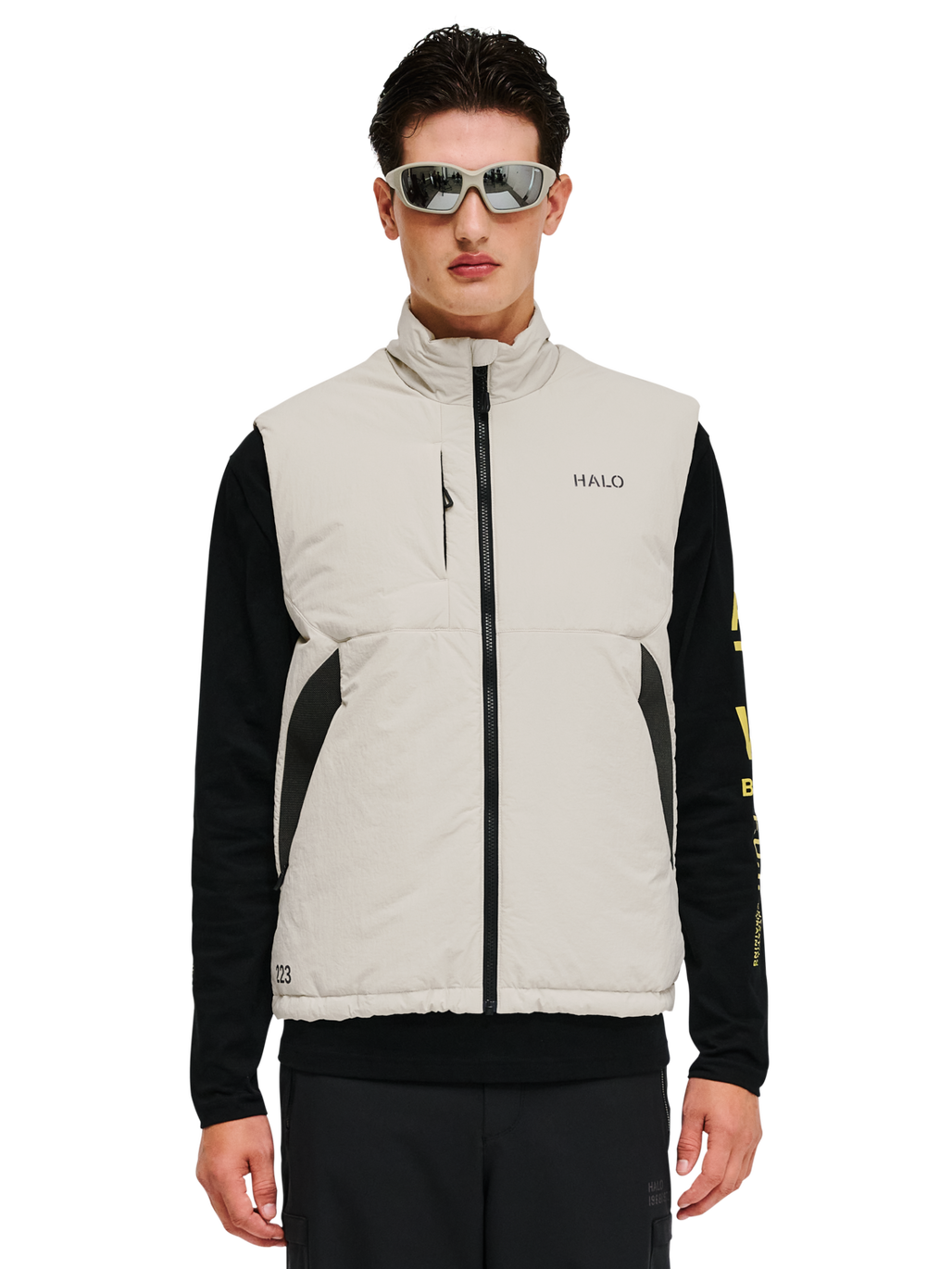 HALO AVIATION VEST, SILVER LINING, model