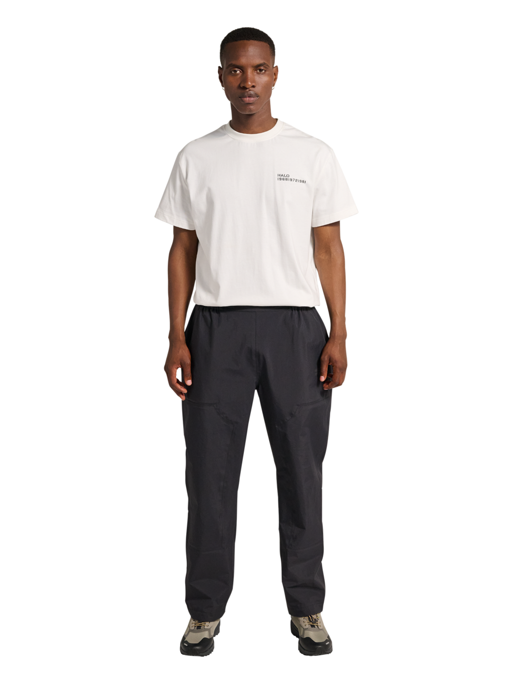 HALO GHOST SHELL PANTS, BLACK, model