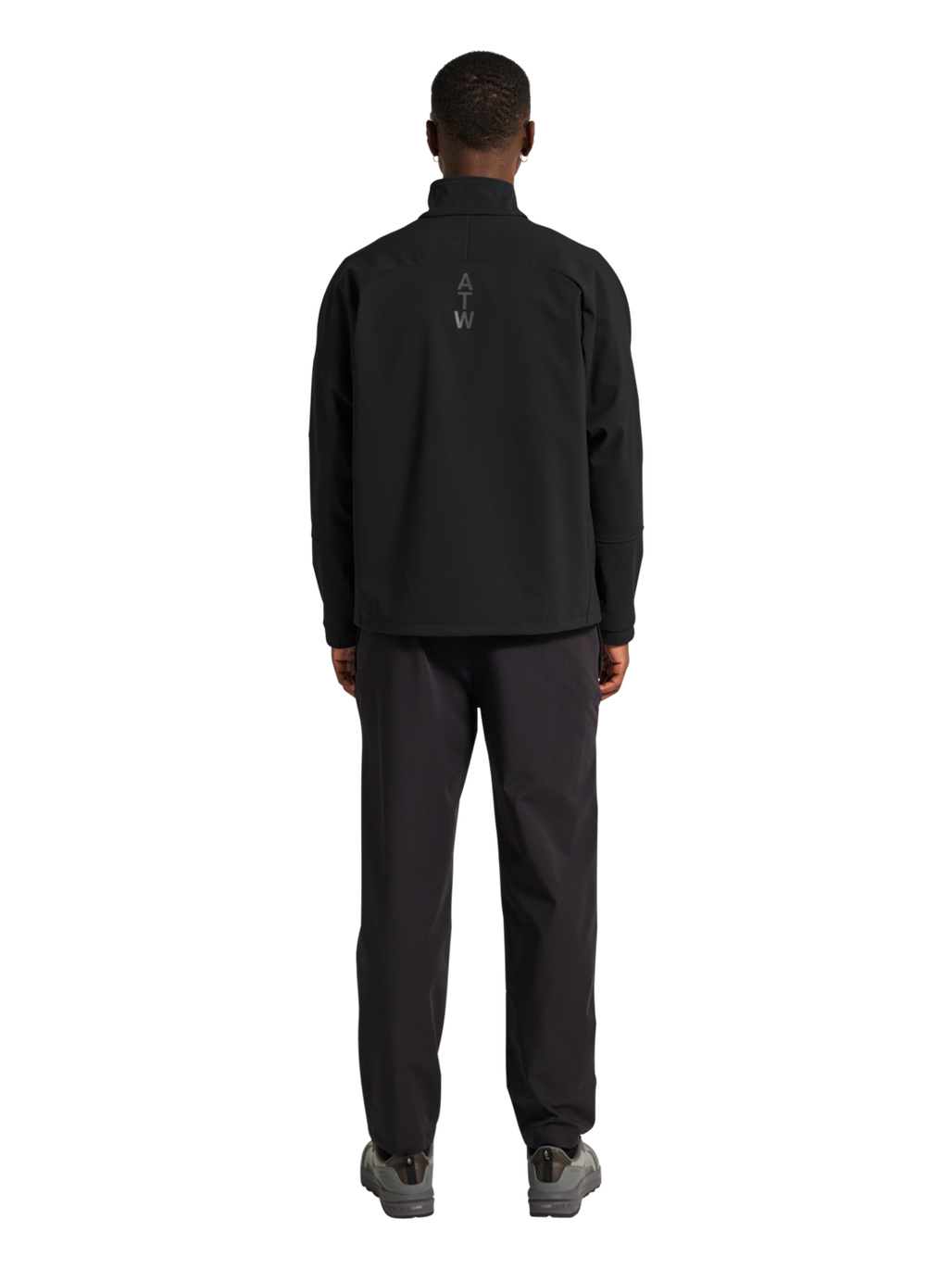 HALO ELITE SOFTSHELL JACKET, BLACK, model