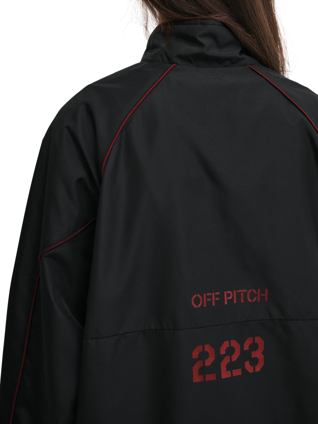 HALO DBU TRACKSUIT  JACKET, BLACK, model