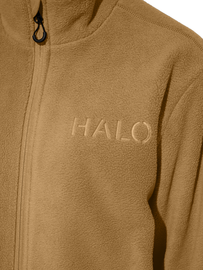 HALO ATW TEDDY FLEECE JACKET, KANGAROO, model