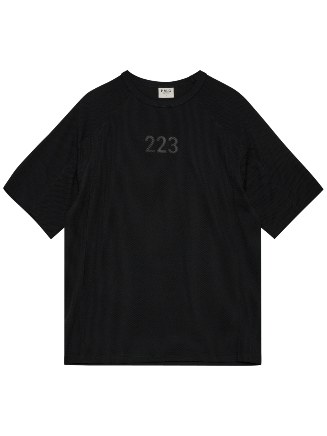 HALO SORONA BOXY T-SHIRT, BLACK, packshot