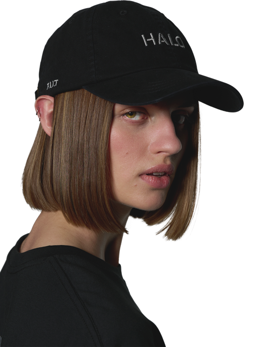 HALO CAP, BLACK, model
