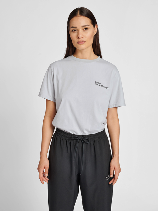 HALO COTTON TEE, HARBOR MIST, model