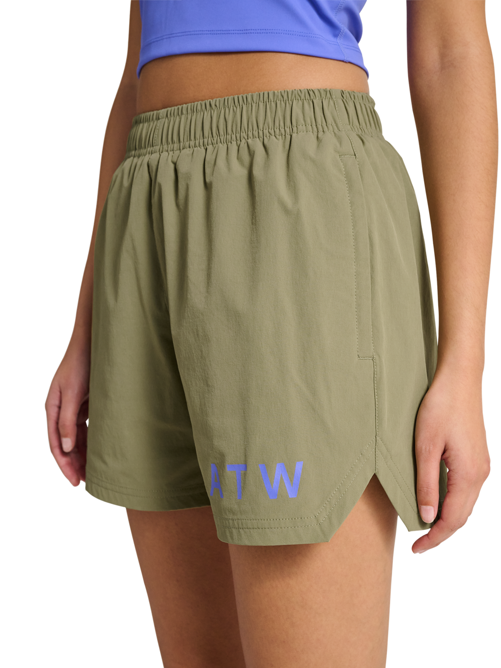 HALO SHORTS, MERMAID, model