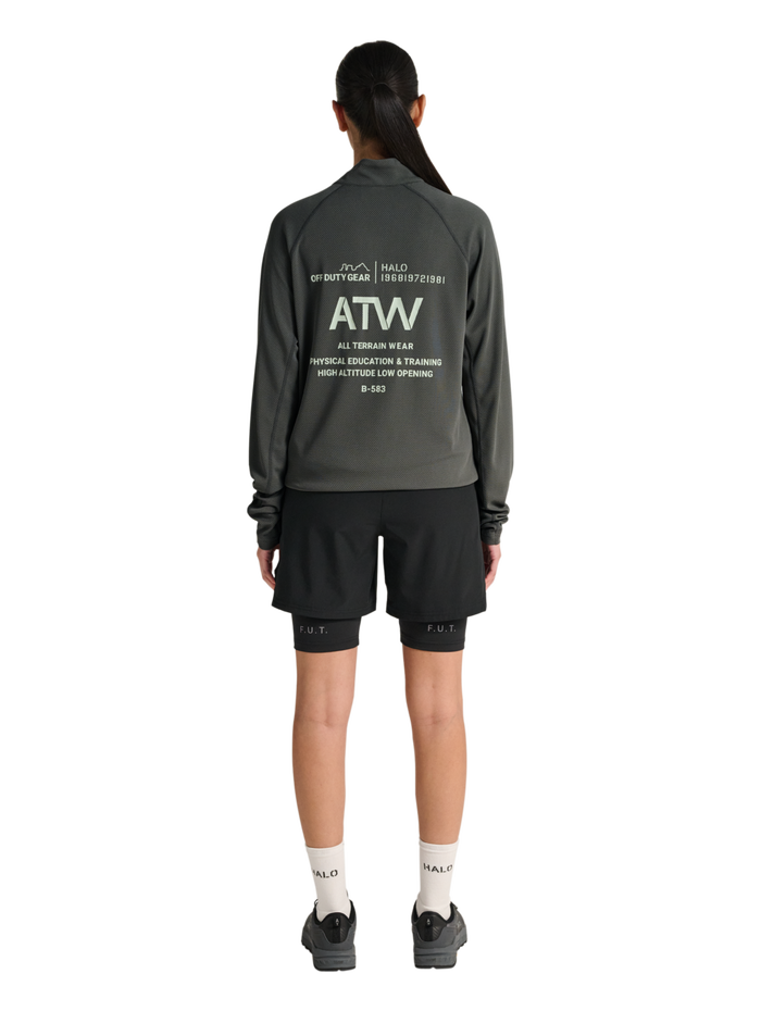 HALO SORONA HALF ZIP, GUNMETAL, model