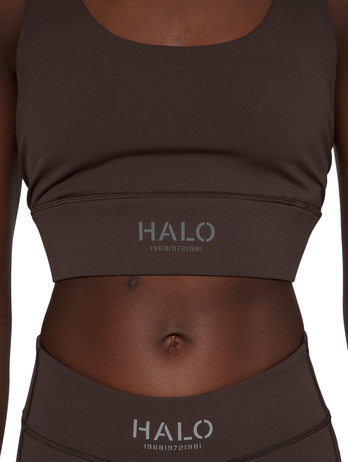 HALO WOMEN TRAINING BRA, BRACKEN, model