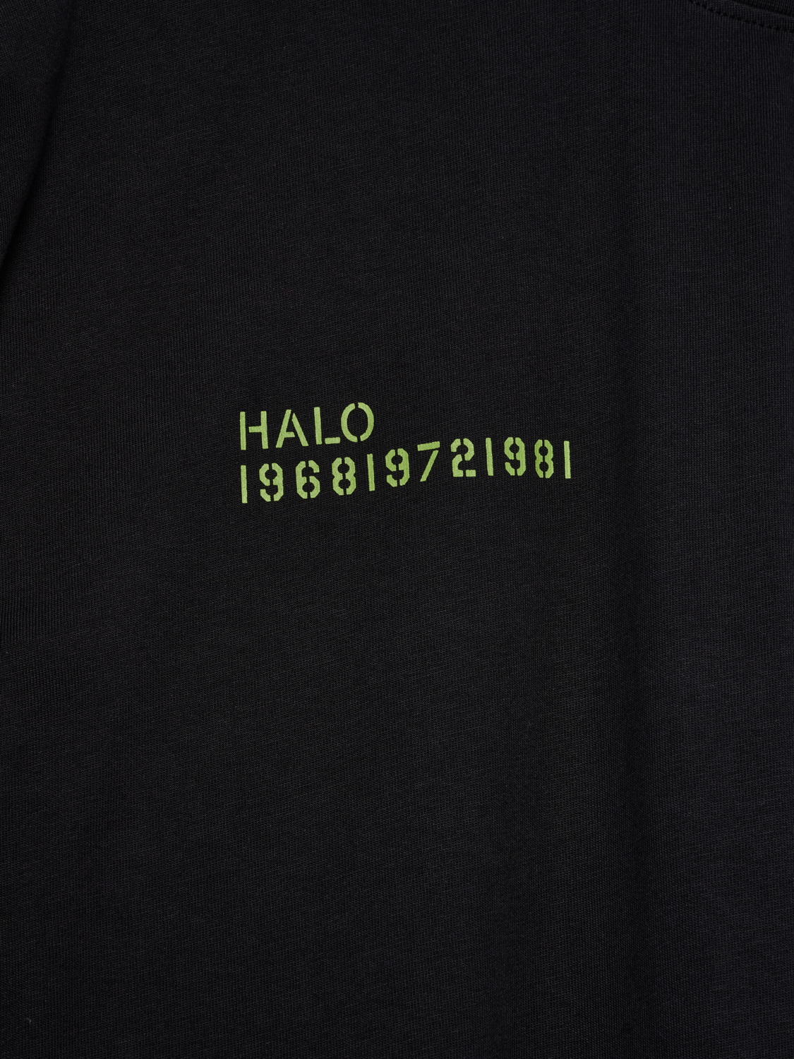 HALO GRAPHIC BOXY T-SHIRT, BLACK/WILD LIME, packshot