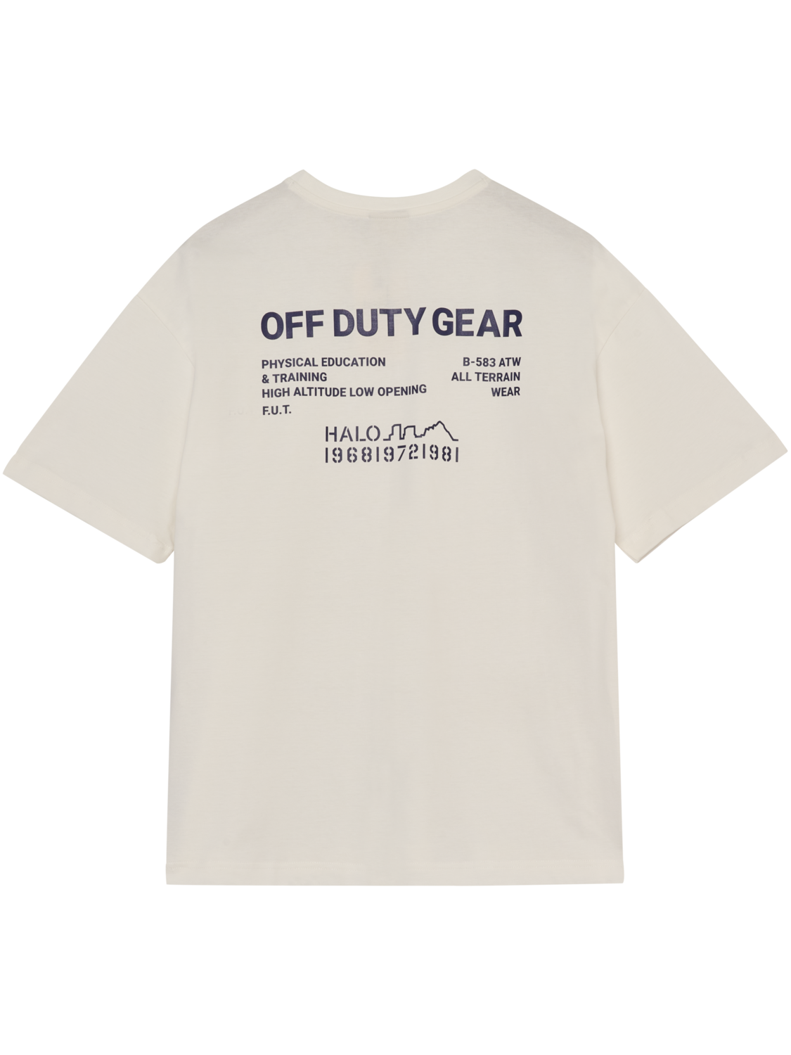 HALO GRAPHIC BOXY T-SHIRT, MARSHMALLOW/ASTRAL AURA/ASTRAL, packshot