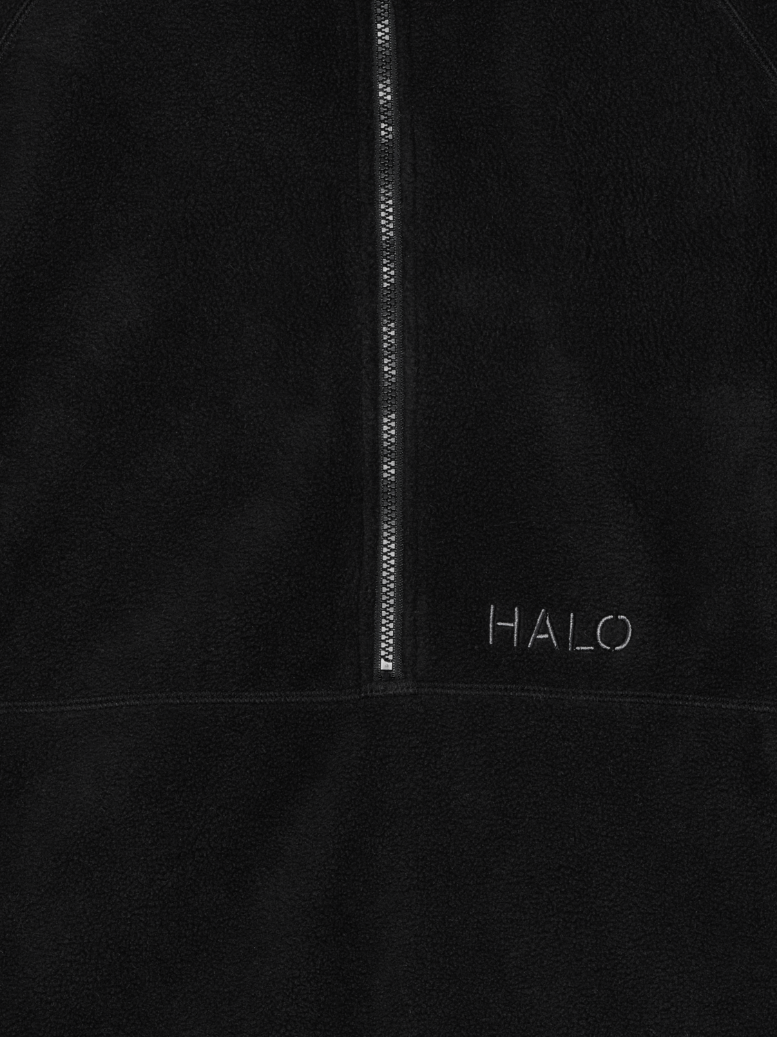 HALO TEDDYFLEECE PULLOVER, BLACK, packshot