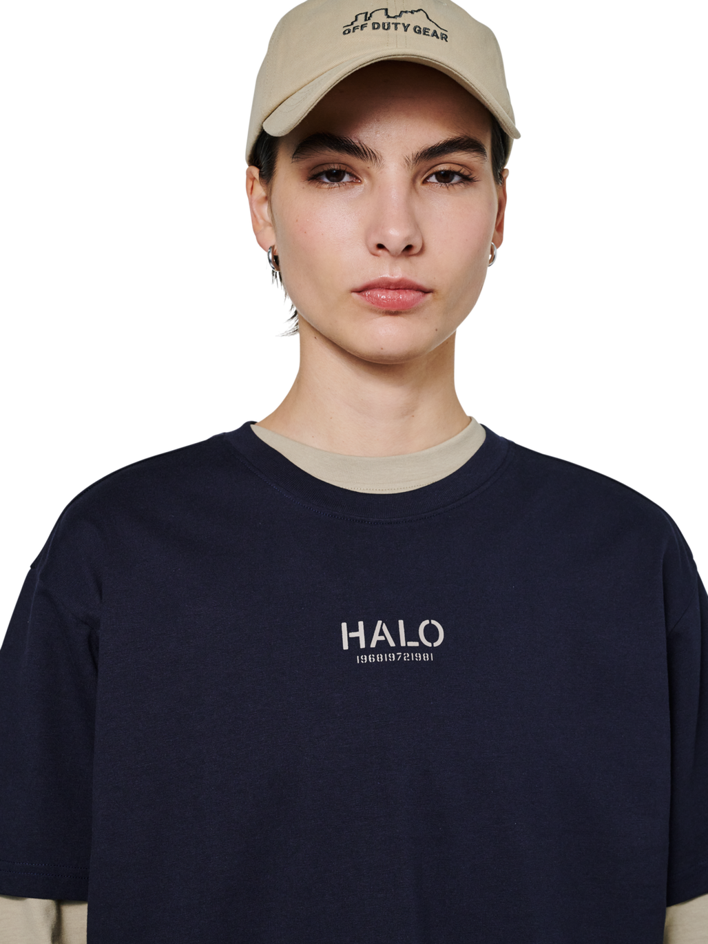 HALO GRAPHIC T-SHIRT 01, DEEP WELL, model