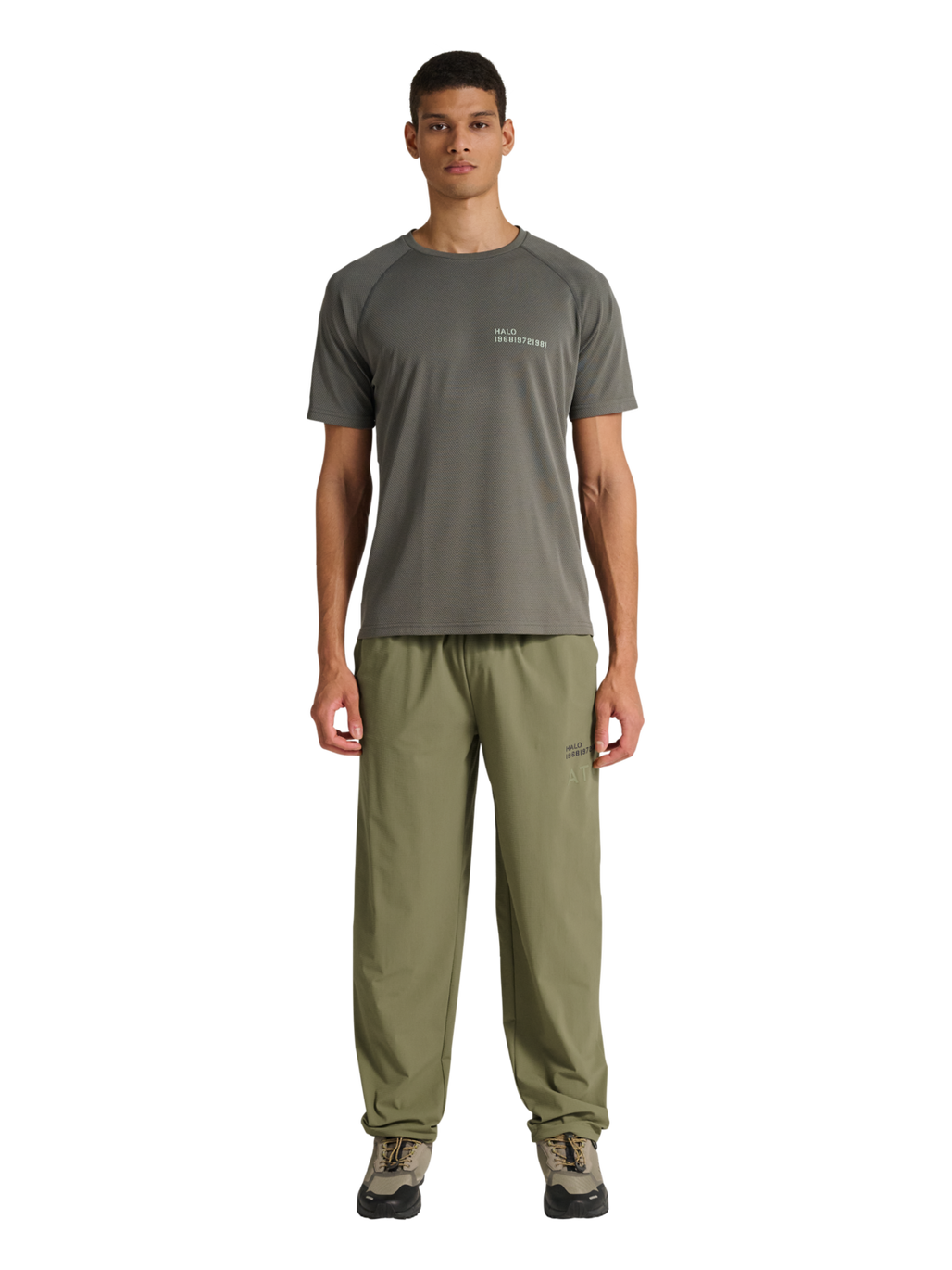 HALO AIR PANTS, MERMAID, model