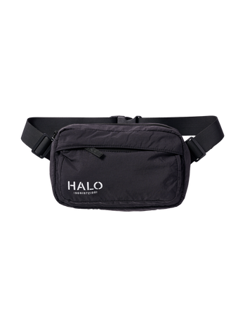 HALO RIBSTOP WAIST BAG, BLACK, packshot