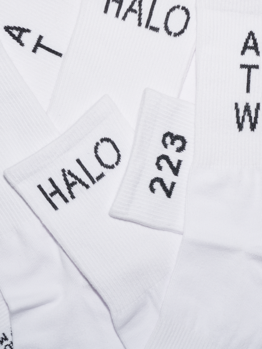 HALO 3-PACK SOCKS, WHITE, packshot