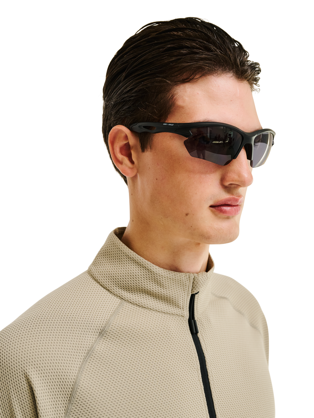 HALO X MESSY WEEKEND SUNGLASS NO 1, !BLACK IRIS, model